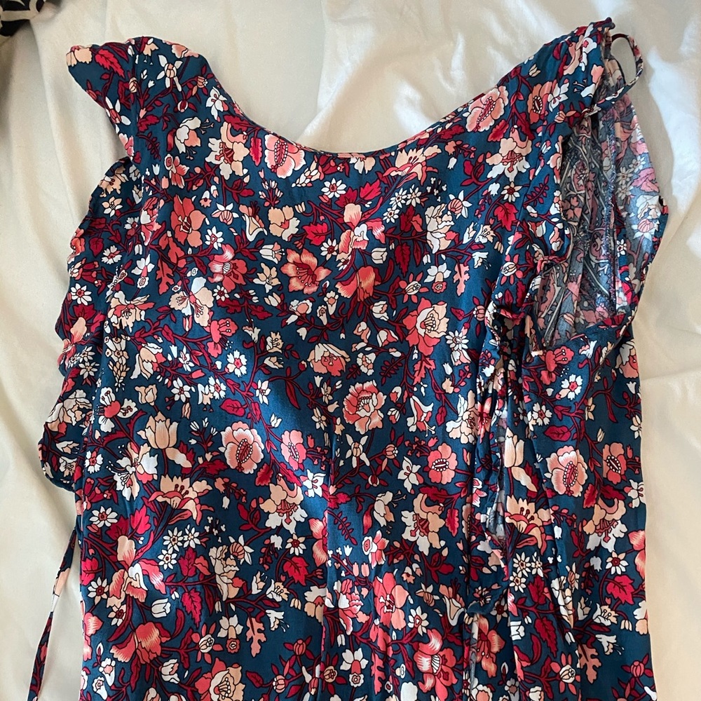 Open back loft romper